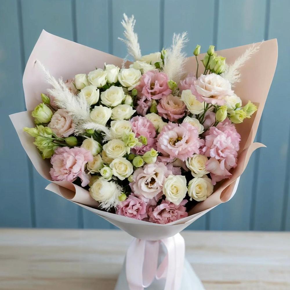 Букет цветов из: Альстромерии и Розы в Усть-Цильме