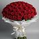 Букет 101 Красная роза Блэк Мэджик в Усть-Цильме