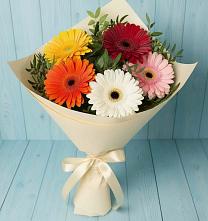 Букет цветов из:  Герберы в Усть-Цильме