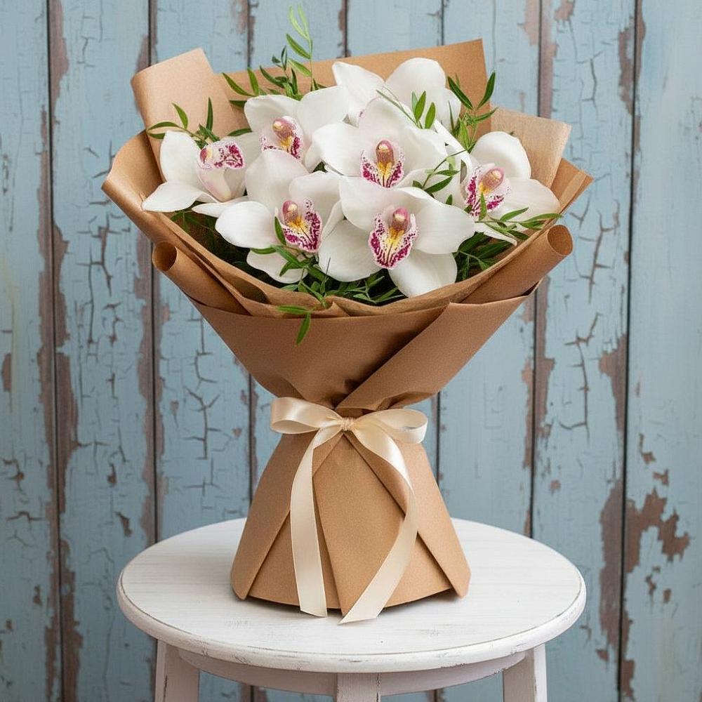 Букет цветов из: Орхидеи и Розы в Усть-Цильме
