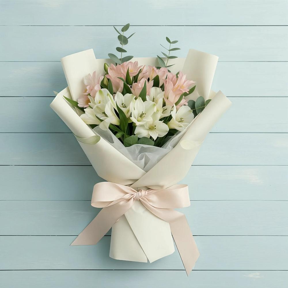 Букет цветов из: Альстромерии в Усть-Цильме