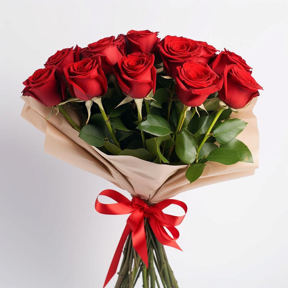 Букет 11 Красных роз Эдлесс Лав в Усть-Цильме
